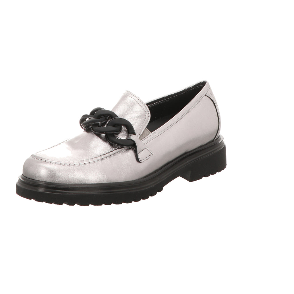 Gabor Damen Slipper Davos in silber