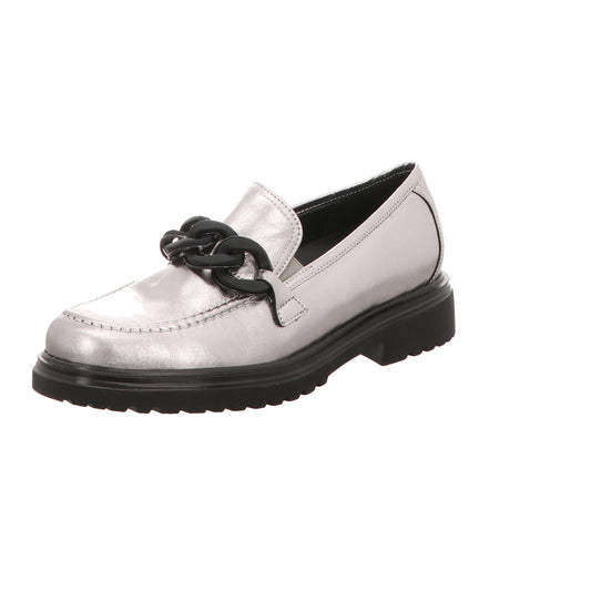 Gabor Damen Slipper Davos in silber