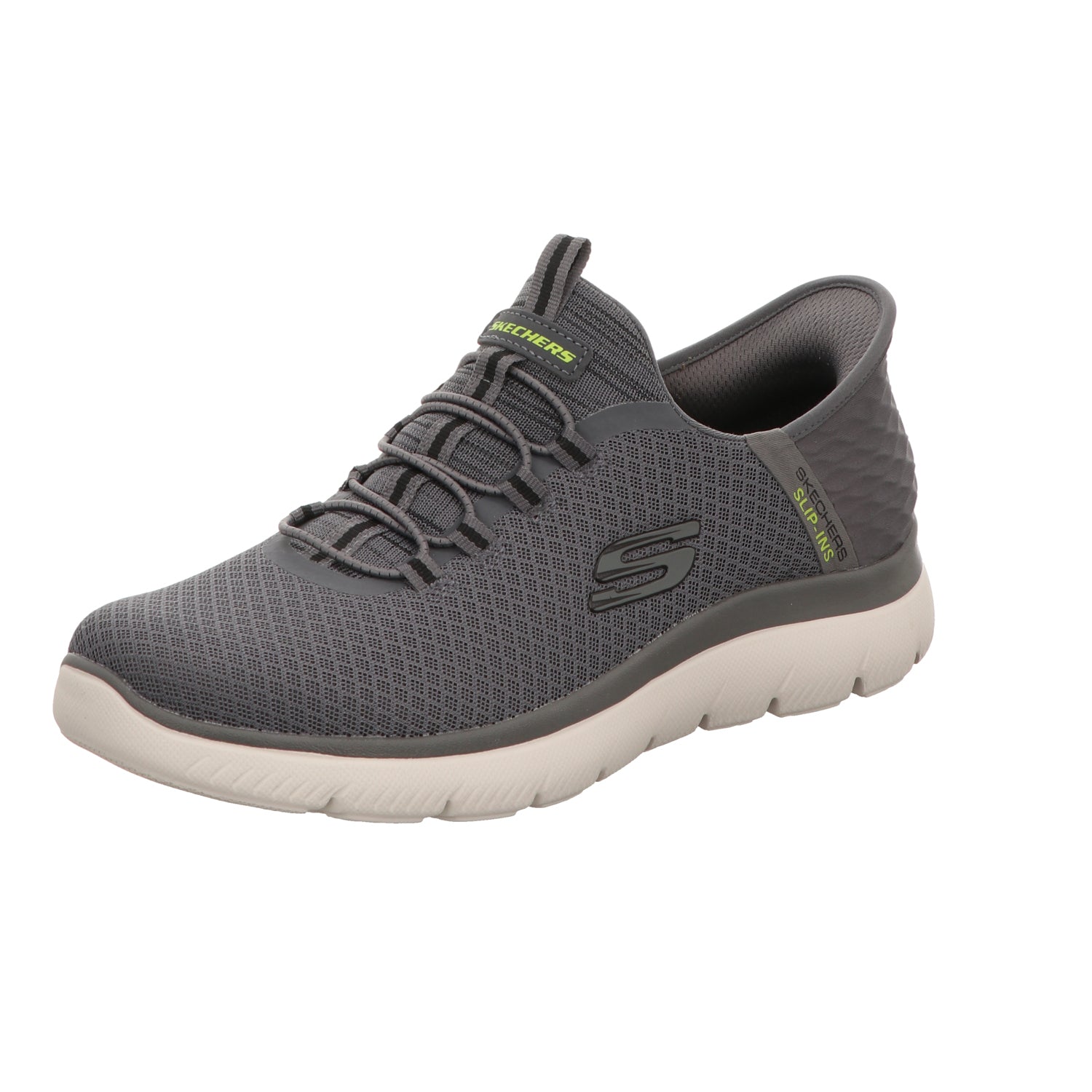 Skechers Herren Slipper Slip In Summits in grau
