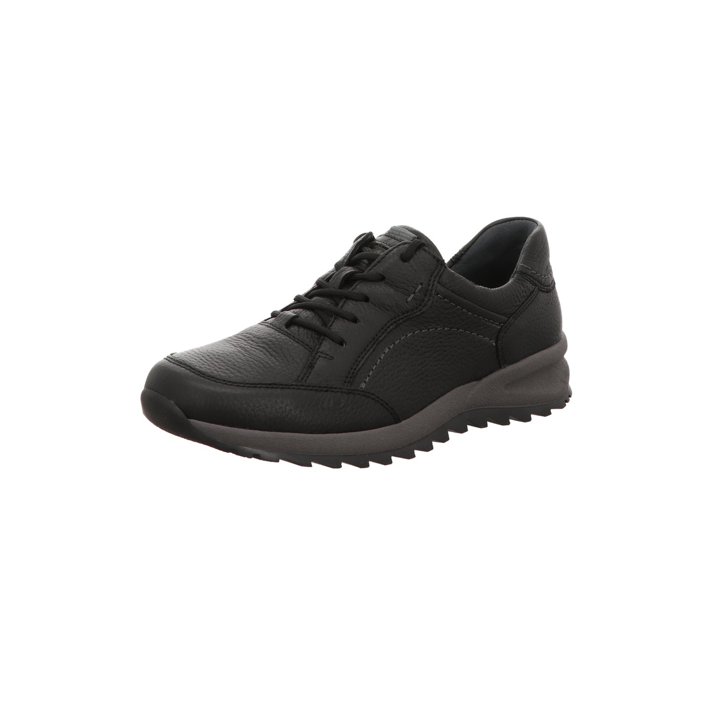 Waldläufer Herren Schnürschuh Helle in schwarz