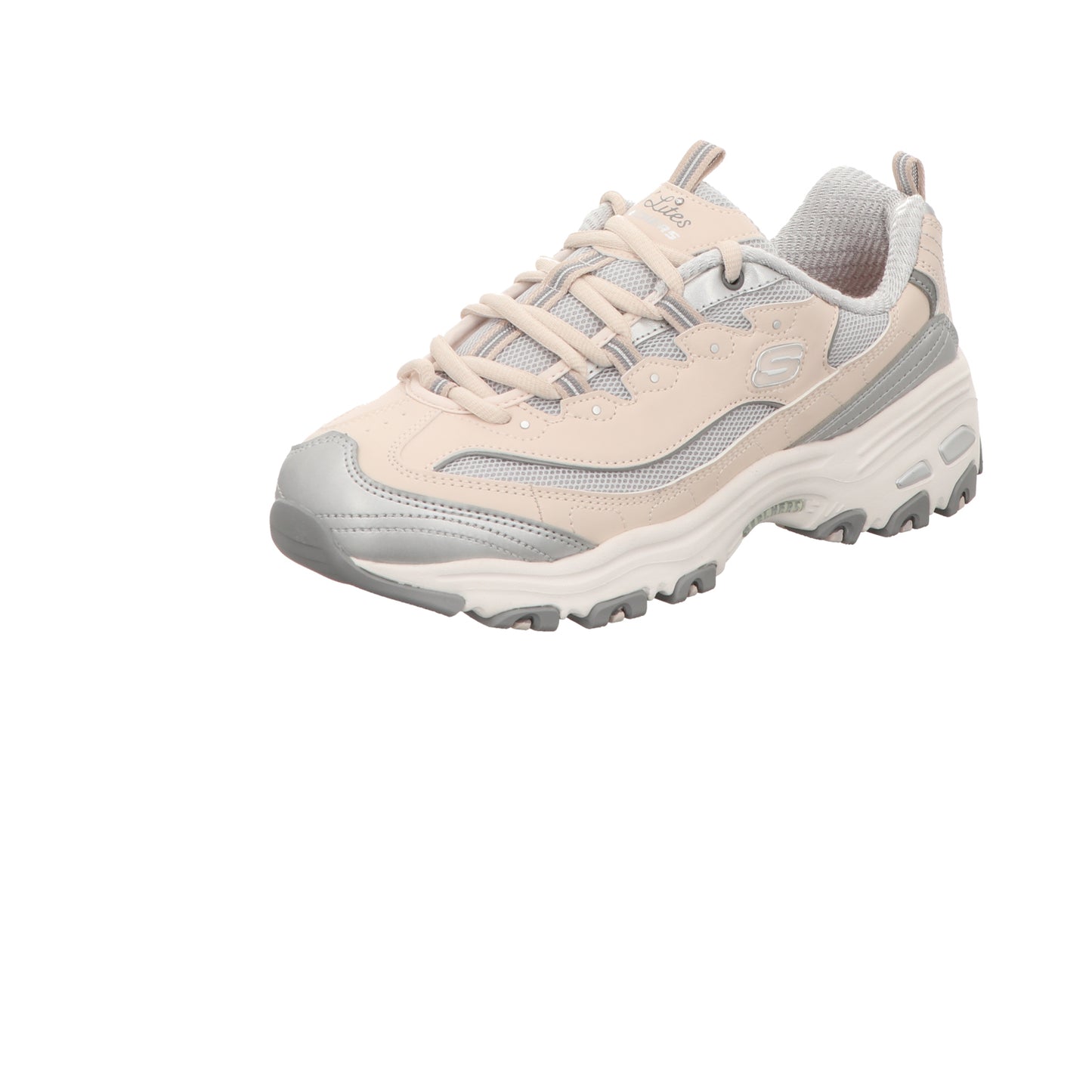 Skechers Damen Schnürschuh D'lites Chromatic in beige
