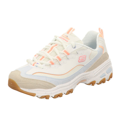 Skechers Damen Schnürschuh D'lites Bold Views in beige
