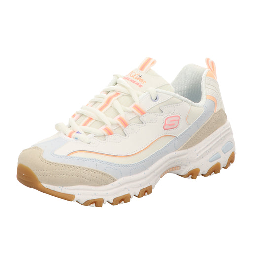 Skechers Damen Schnürschuh D'lites Bold Views in beige