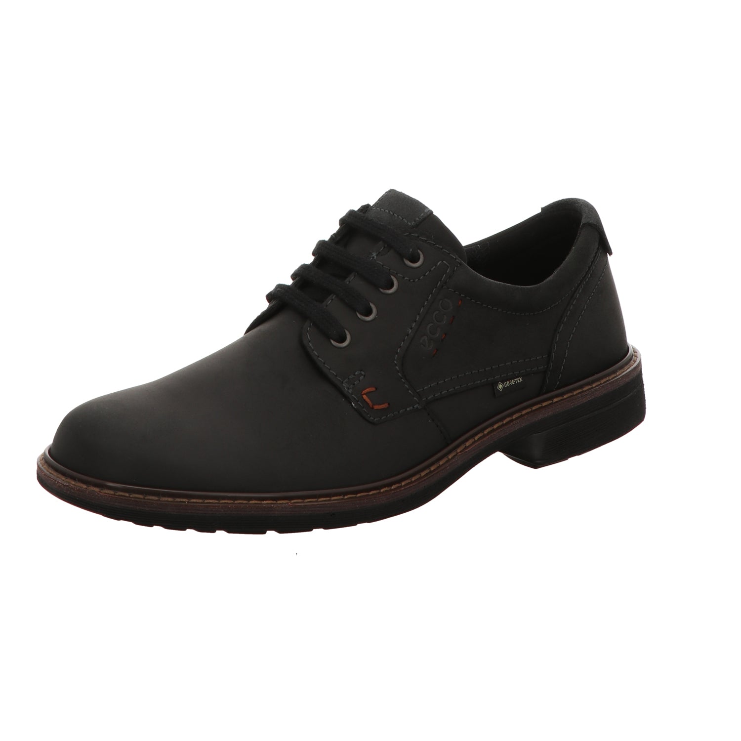 Ecco Herren Schnürschuh Turn in schwarz