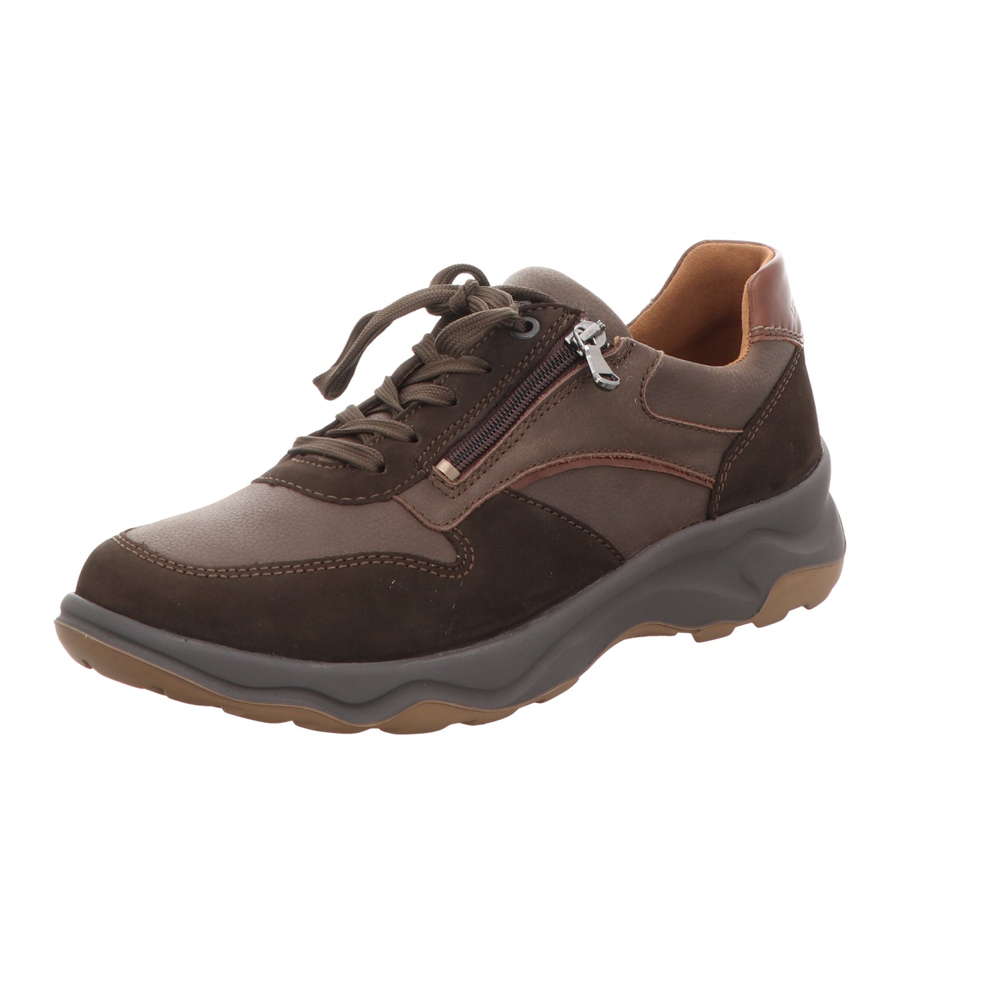 Waldläufer Herren Schnürschuh H-Max in braun