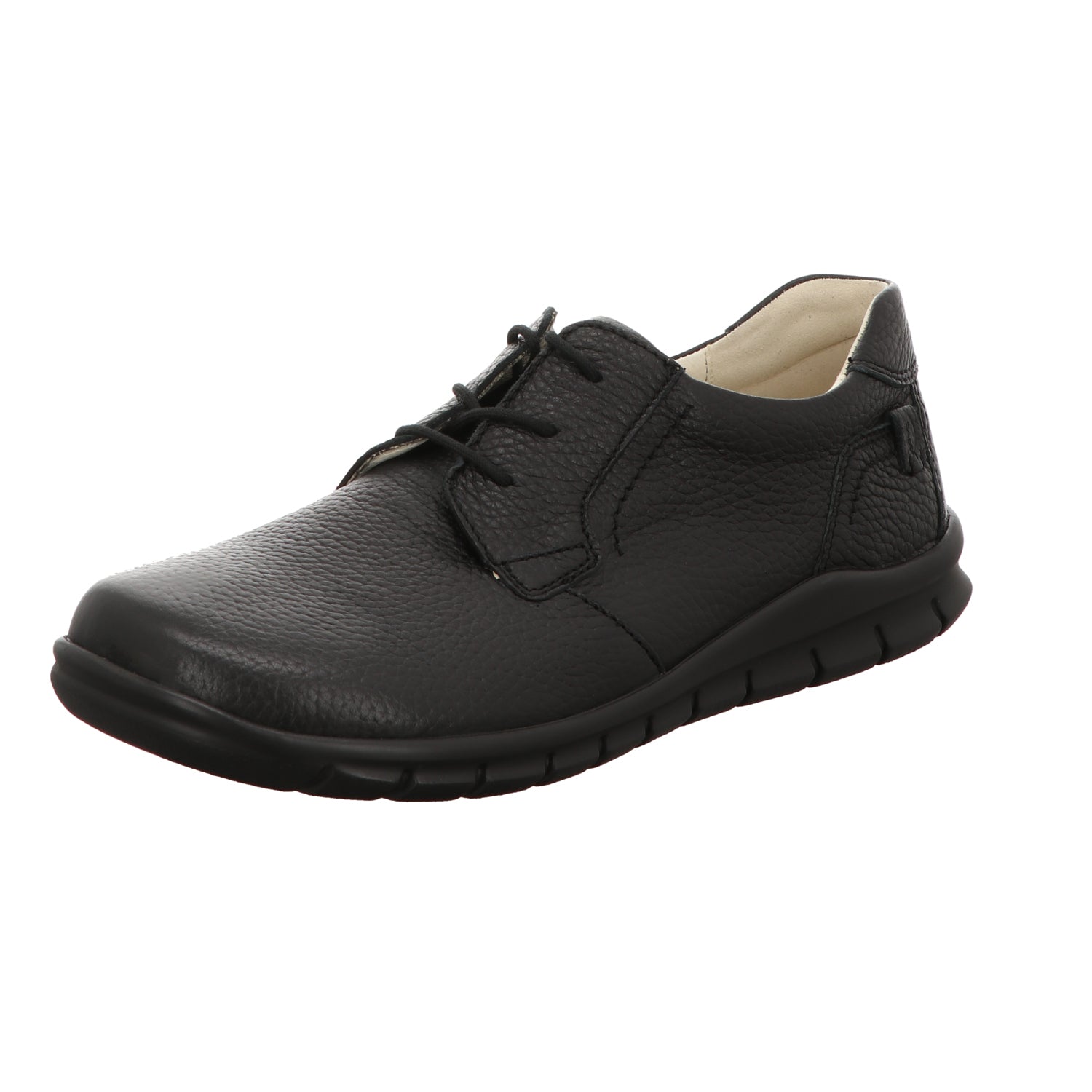 Waldläufer Herren Schnürschuh Hector in schwarz