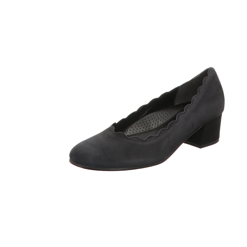 Gabor Damen Pumps bequem Tunis in dunkelblau