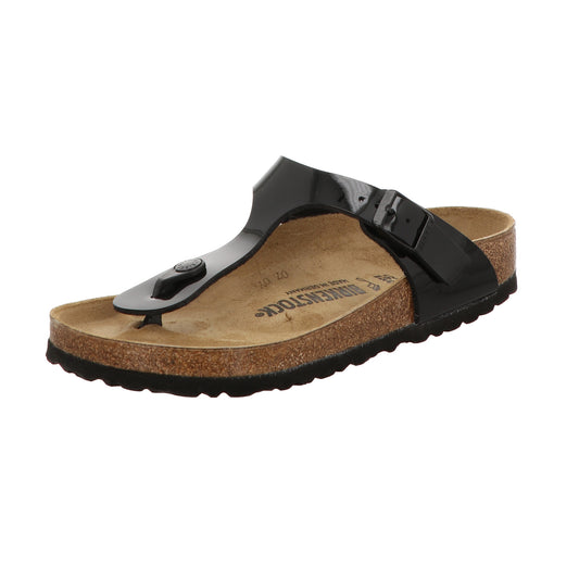 Birkenstock Damen Pantolette Gizeh in schwarz