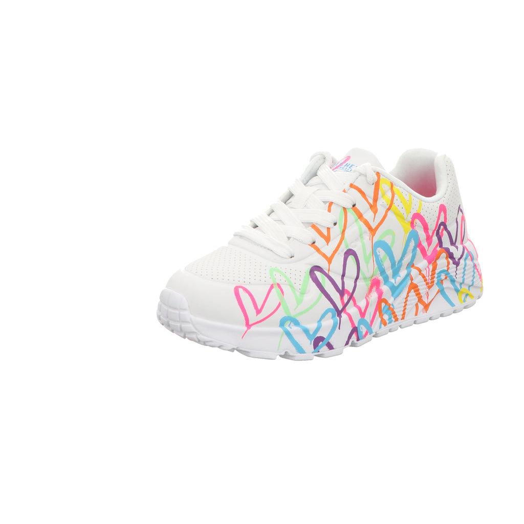 Skechers Damen Slipper Goldcrown Uno Lite in weiss