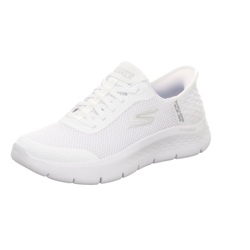 Skechers Damen Slipper Slip-Ins: Go Walk Flex in weiss