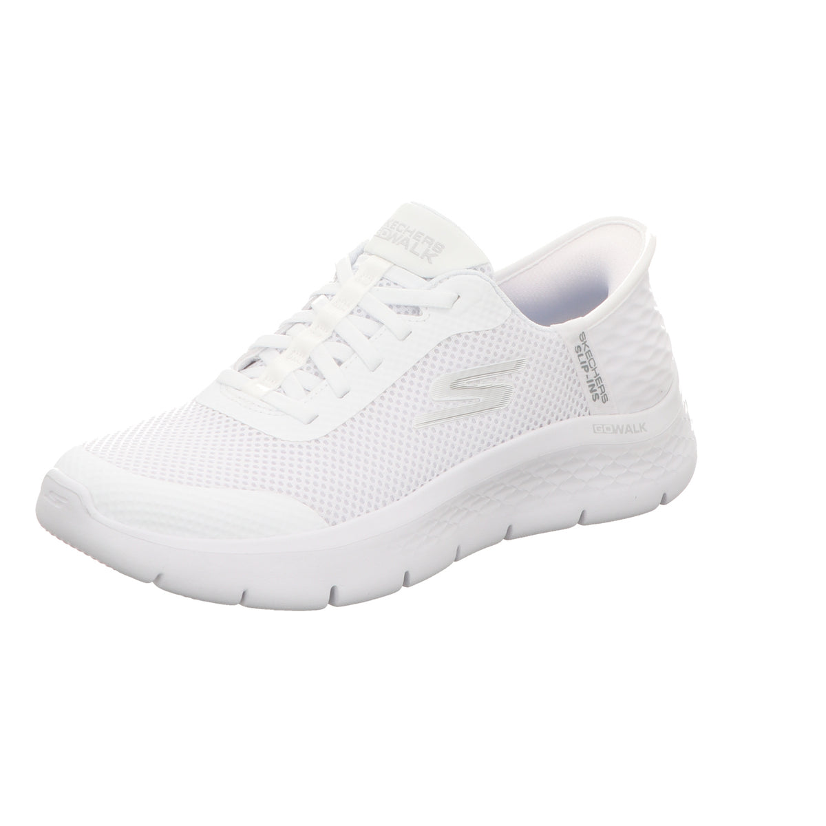 Skechers Damen Slipper Slip-Ins: Go Walk Flex in weiss