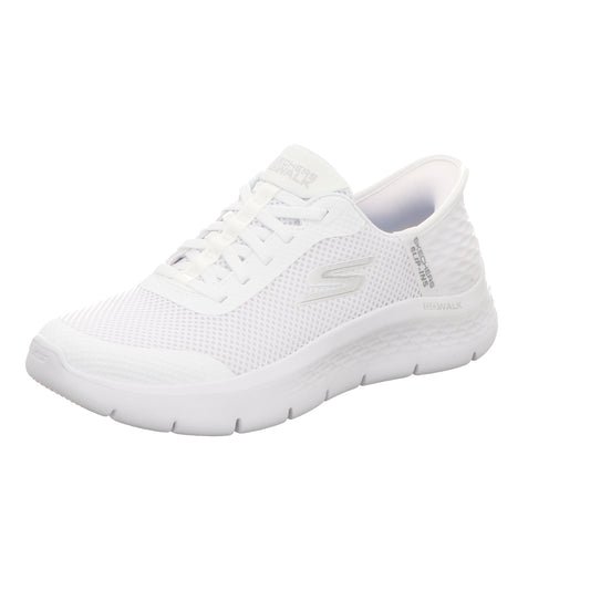 Skechers Damen Slipper Slip-Ins: Go Walk Flex in weiss