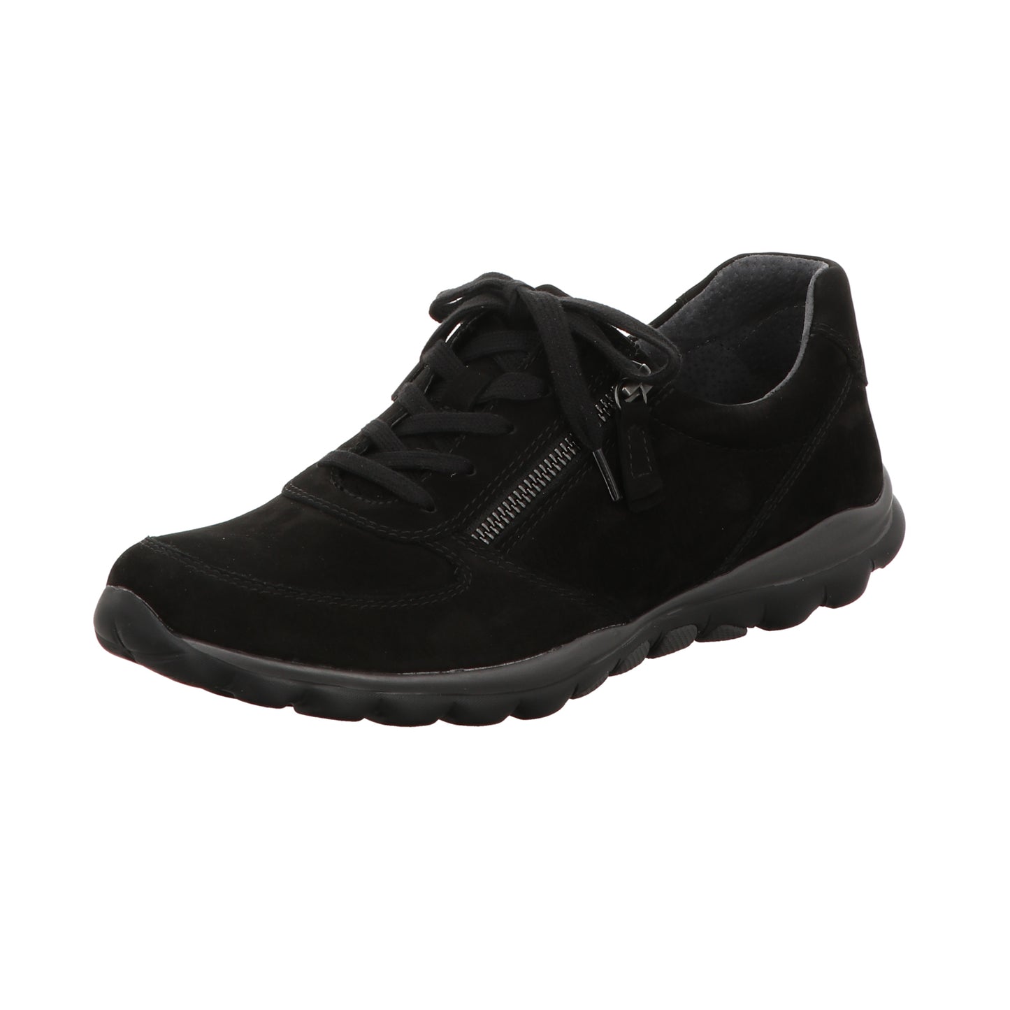 Gabor Damen Schnürschuh bequem Rolling Soft in schwarz