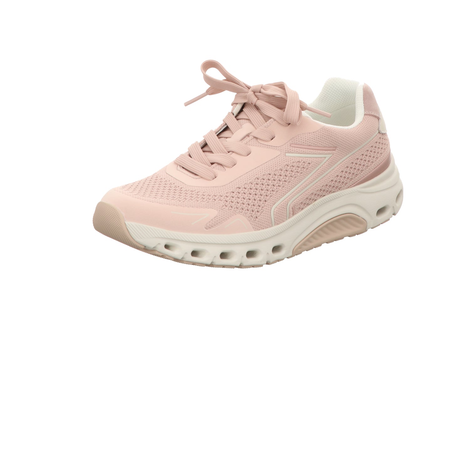 Gabor Damen Schnürschuh bequem Rolling Soft in rosa