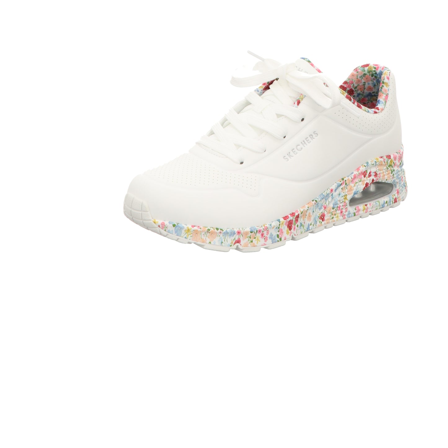 Skechers Damen Schnürschuh Uno Magestic Garden in weiss