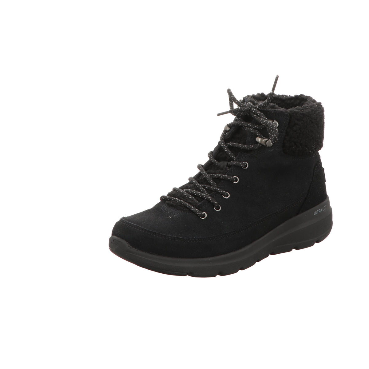 Skechers Damen Schnürstiefel Glacial Ultra in schwarz