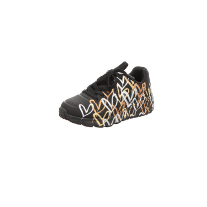 Skechers Damen Schnürschuh Goldcrown Uno Lite in schwarz
