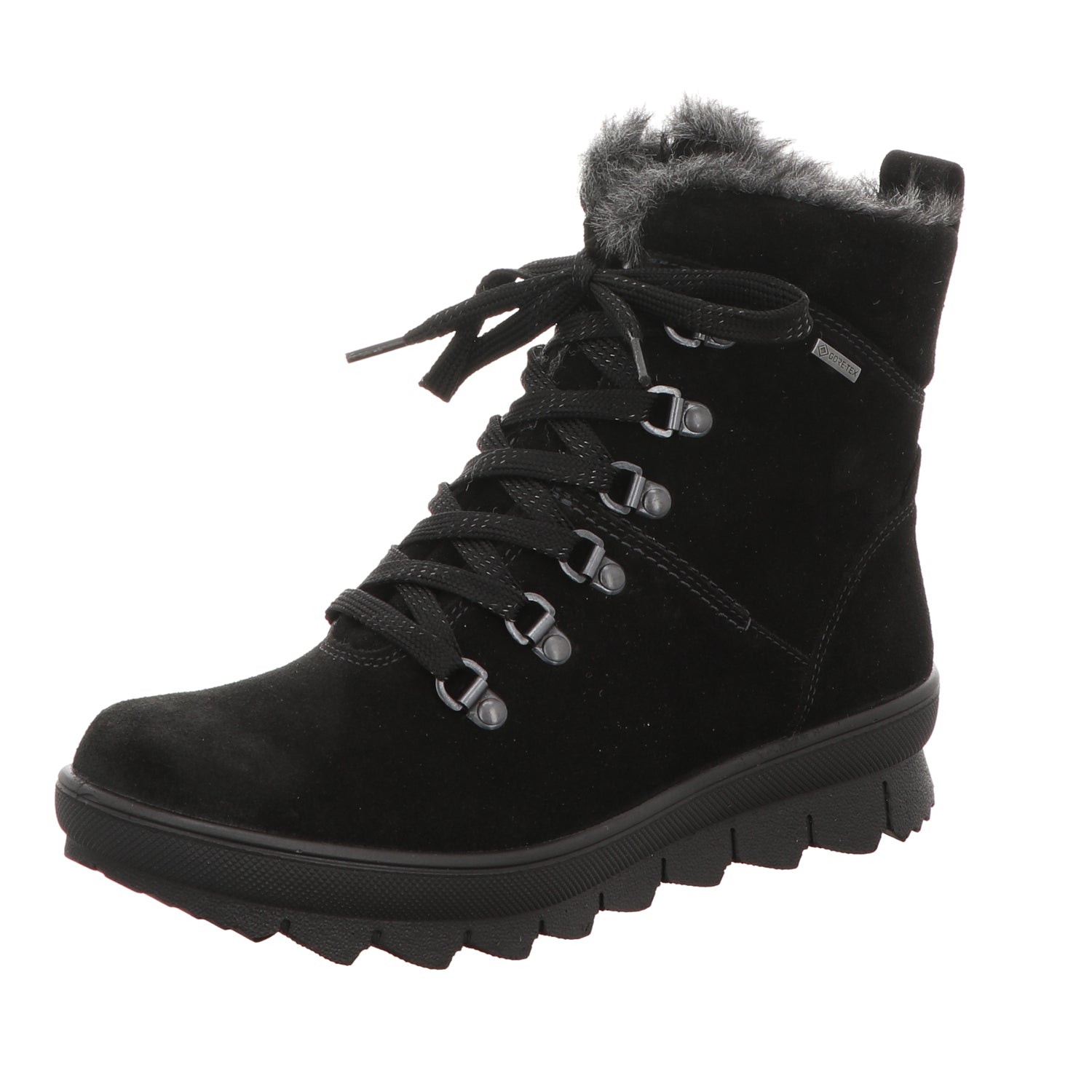 Legero Damen Schnürstiefel Novara in schwarz