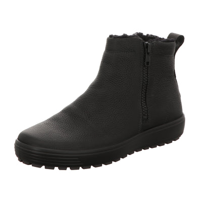Ecco Herren Schnürstiefel Soft 7 Tred in schwarz