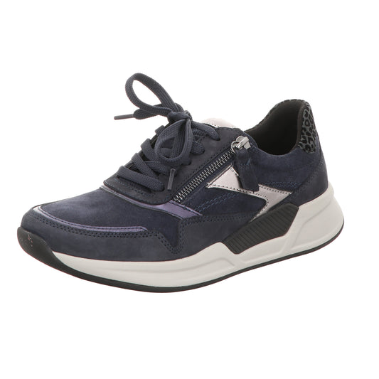 Gabor Damen Schnürschuh bequem  in dunkelblau