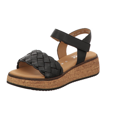 Gabor Damen Sandalette Florenz in schwarz