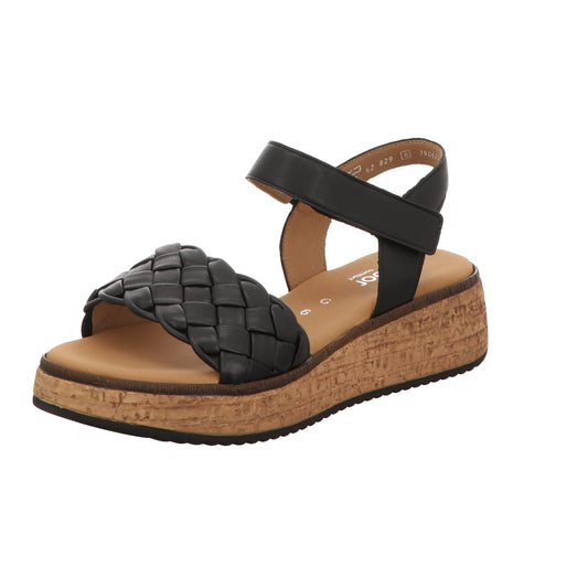 Gabor Damen Sandalette Florenz in schwarz