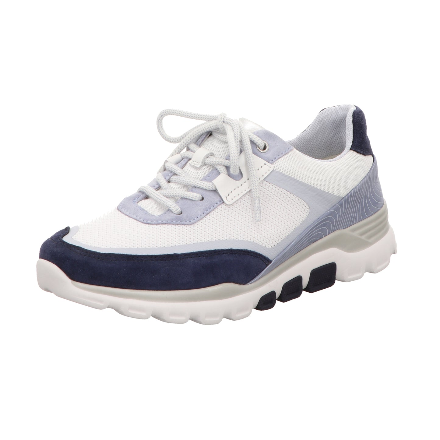 Gabor Damen Schnürschuh bequem  in weiss