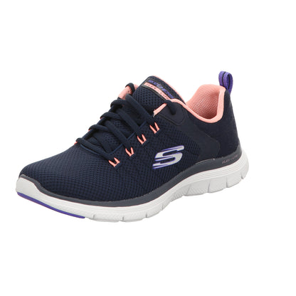 Skechers Damen Schnürschuh Flex Appeal 4.0 in blau
