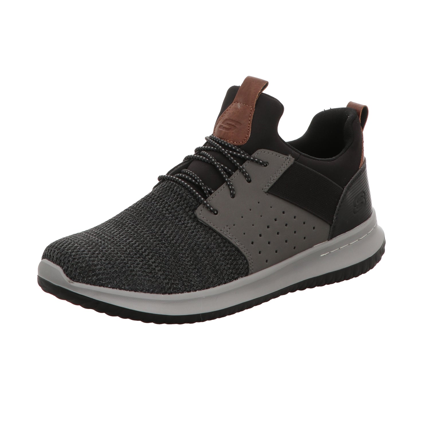 Skechers Herren Slipper Delson in grau