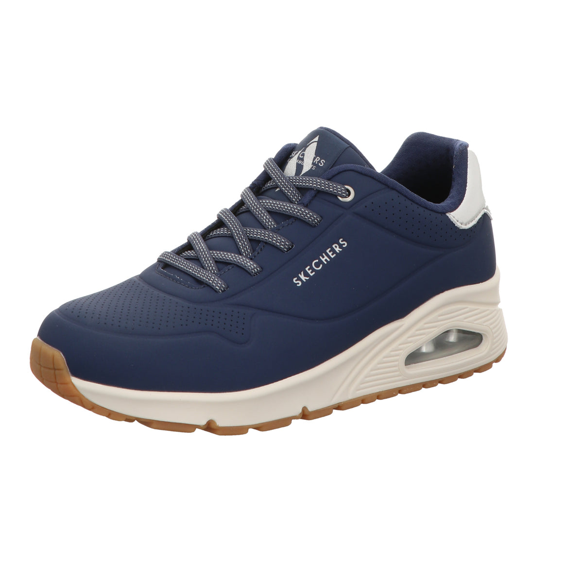 Skechers Damen Slipper Uno- Shimmer in blau
