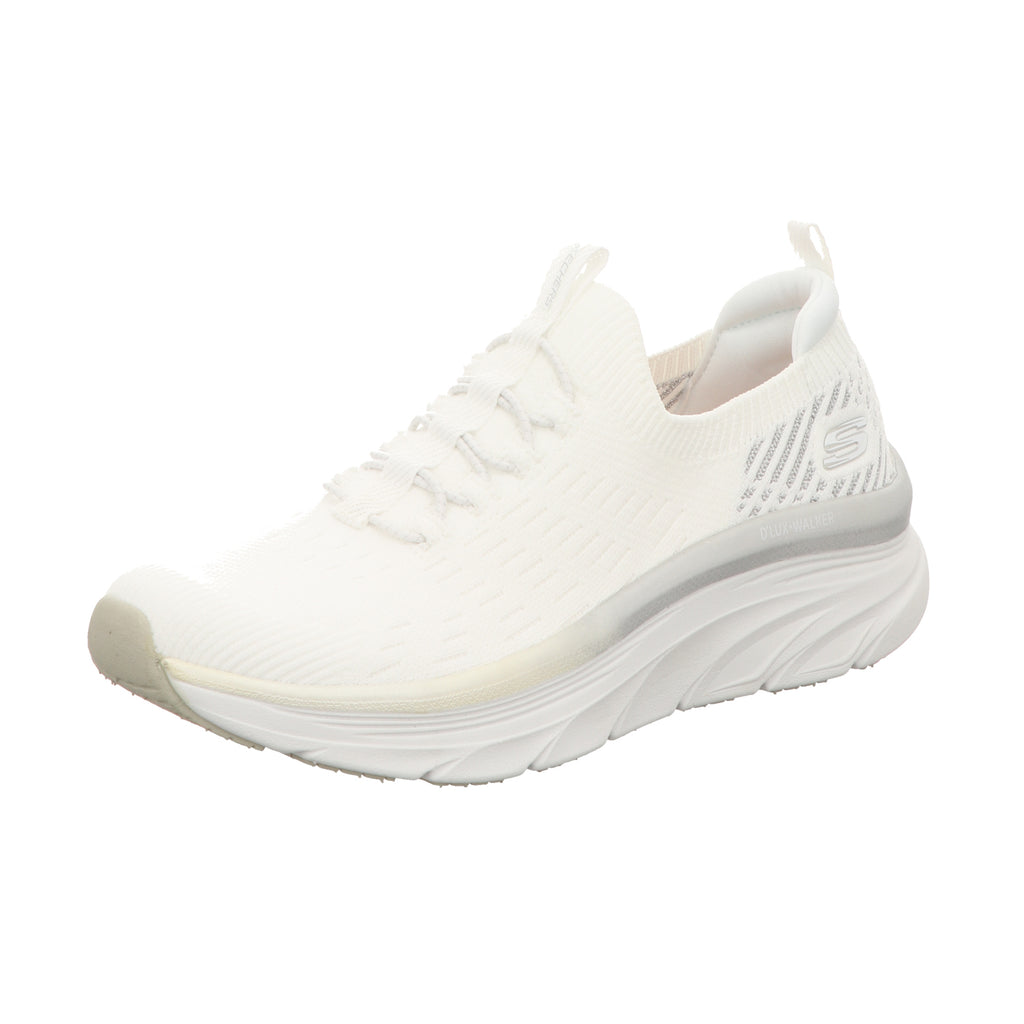 Skechers Damen Slipper D  Lux Walker Let It Glow in weiss