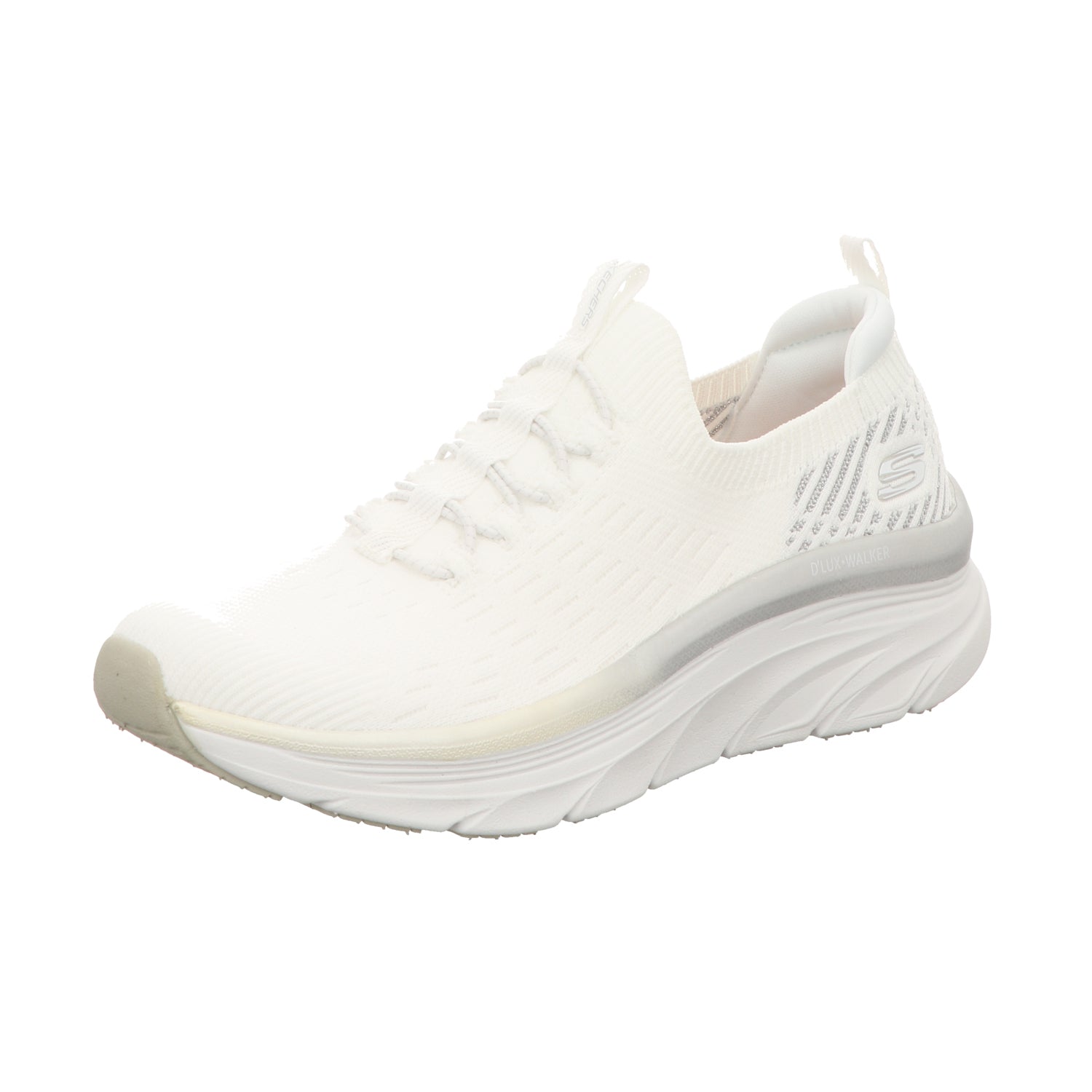 Skechers Damen Slipper D  Lux Walker Let It Glow in weiss