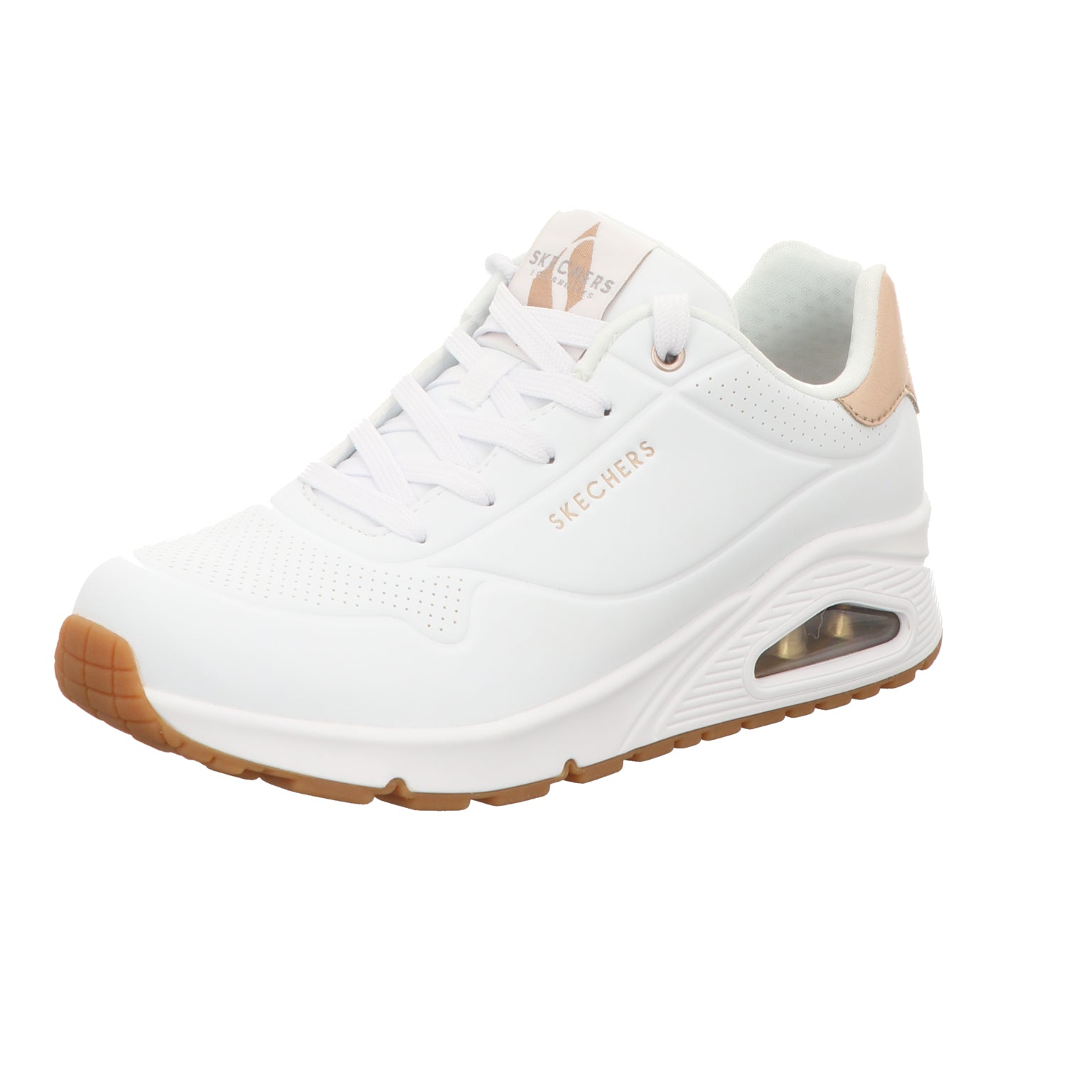 Skechers Damen Schnürschuh Uno-Golden Air in weiss