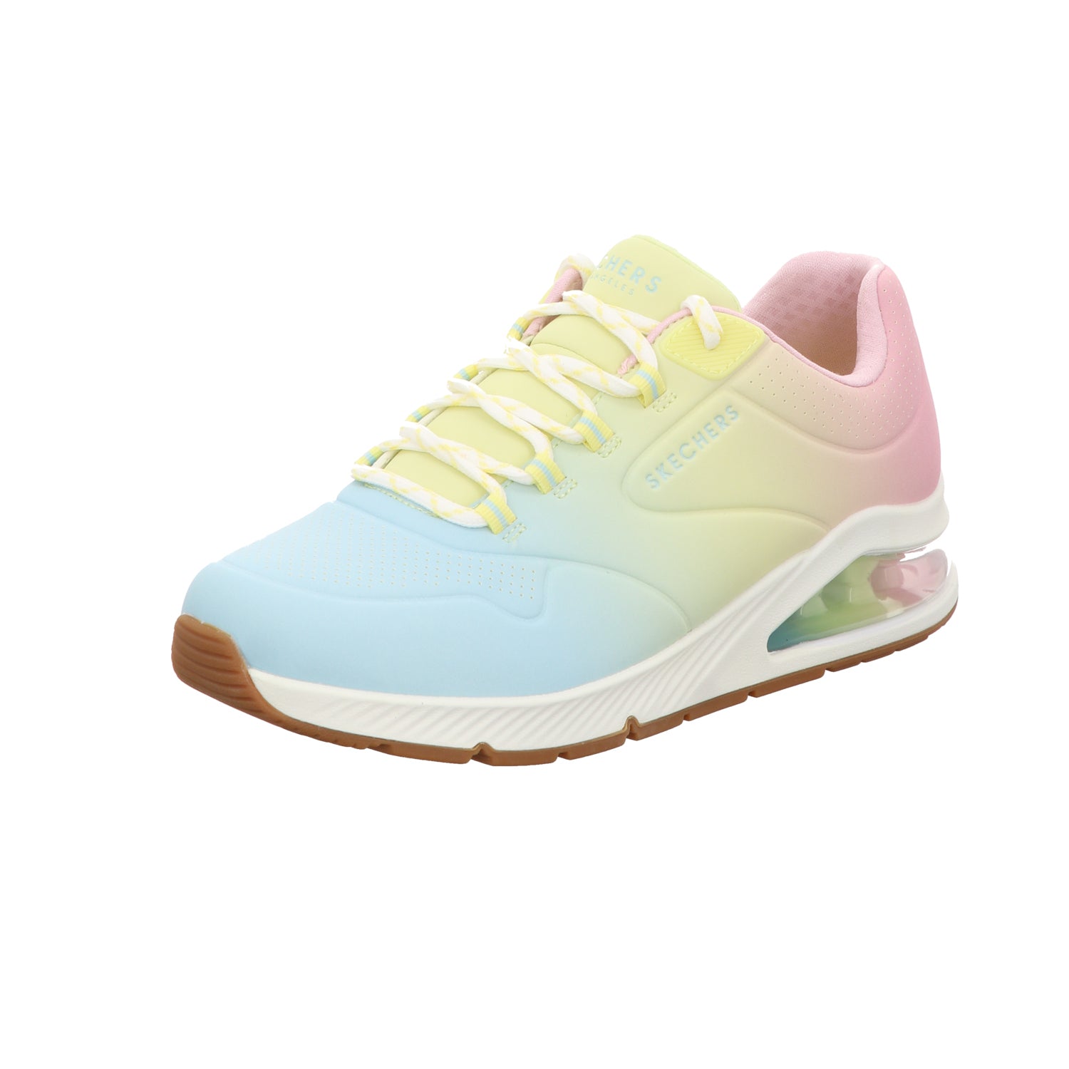 Skechers Damen Schnürschuh Uno 2 - Ombre Away in weiss