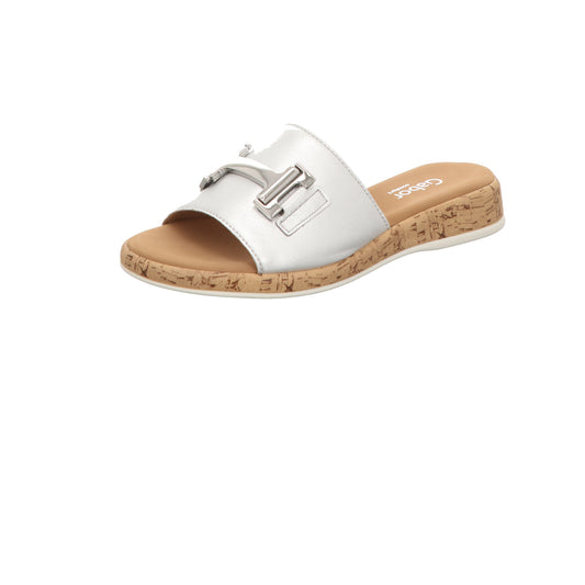 Gabor Damen Pantolette Rhodos in silber