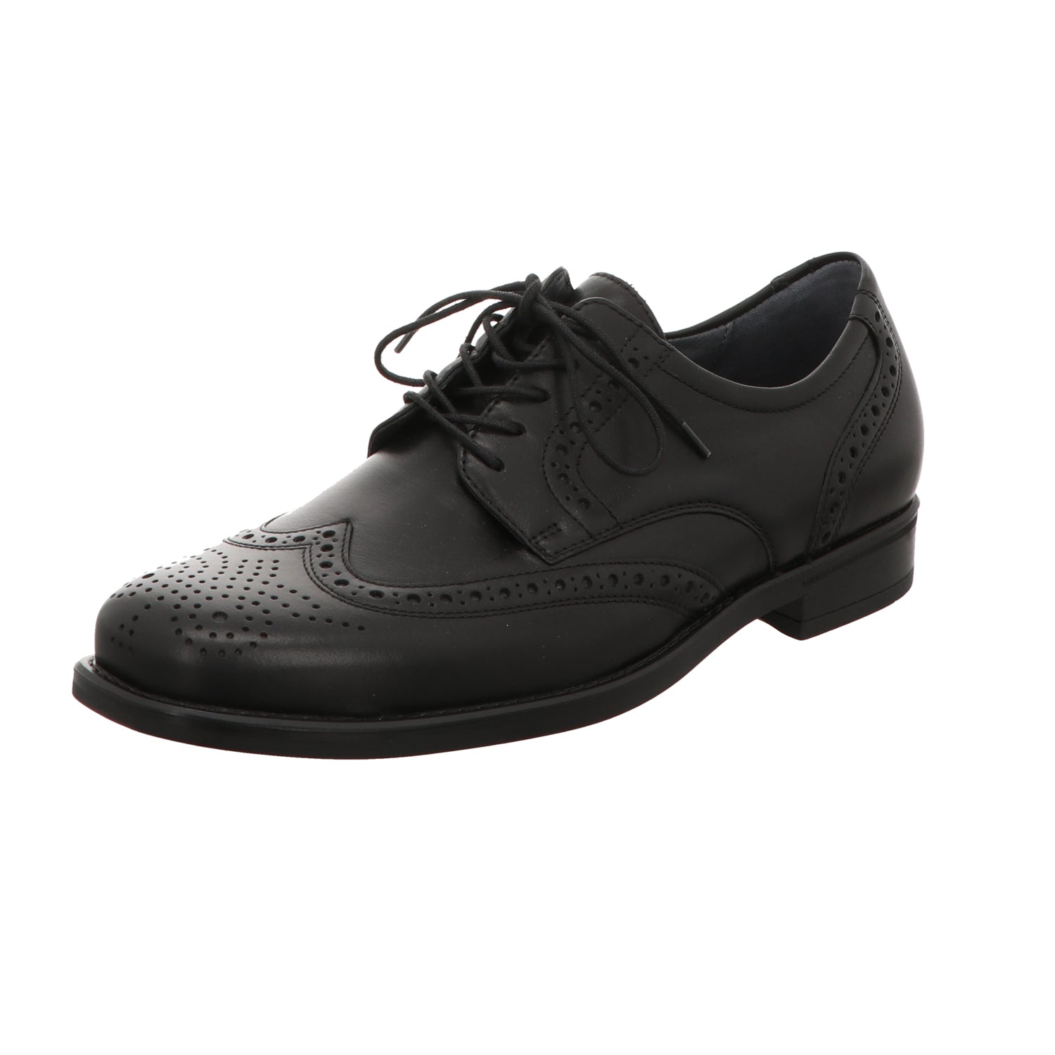 Waldläufer Damen Schnürschuh Henry in schwarz