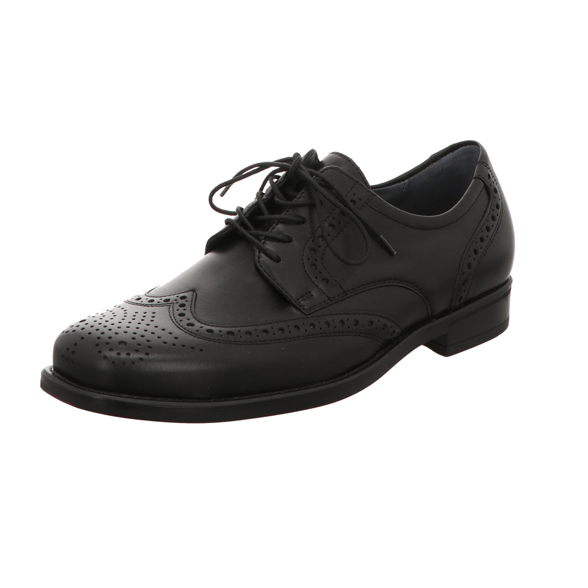 Waldläufer Damen Schnürschuh Henry in schwarz