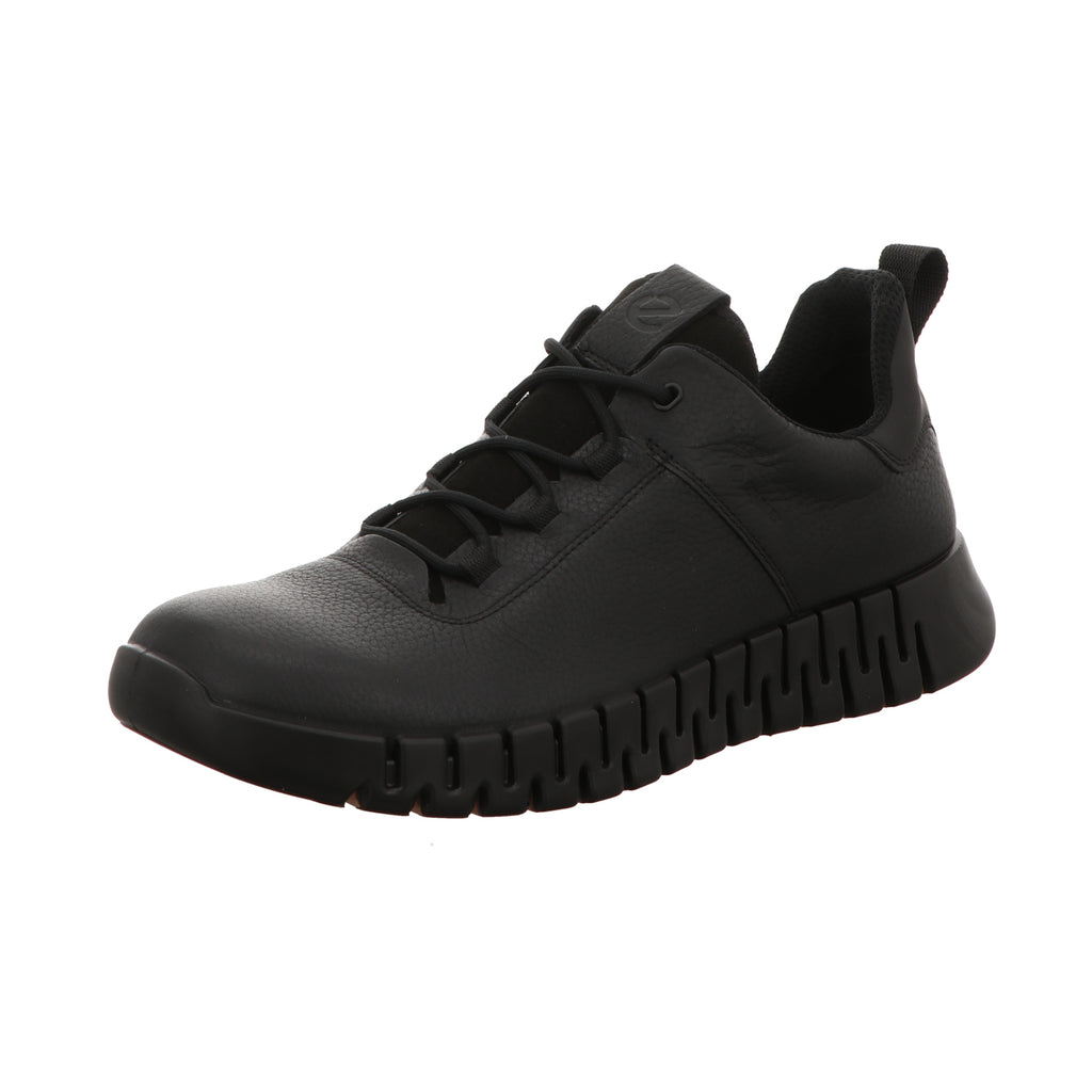 Ecco Herren Schnürschuh Gruuv in schwarz