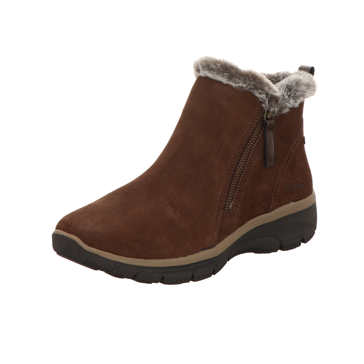 Skechers Damen Schnürstiefel Easy Going in braun