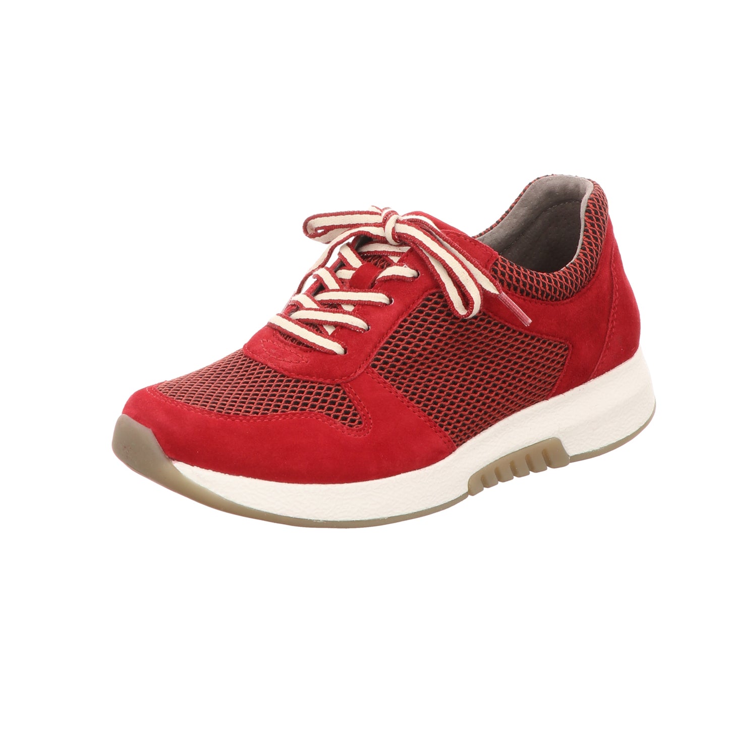 Gabor Damen Schnürschuh bequem Rolling Soft in rot