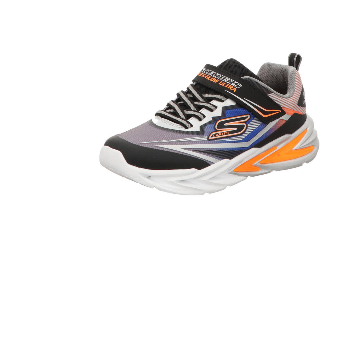 Skechers Herren Slipper Flex Glow Ultra in schwarz