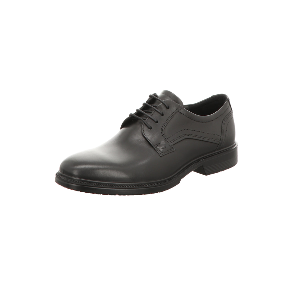 Ecco Herren Schnürschuh Lisbon in schwarz