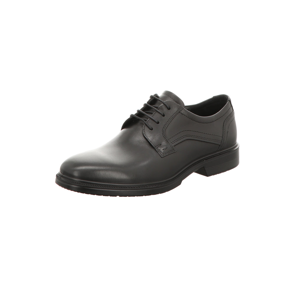 Ecco Herren Schnürschuh Lisbon in schwarz