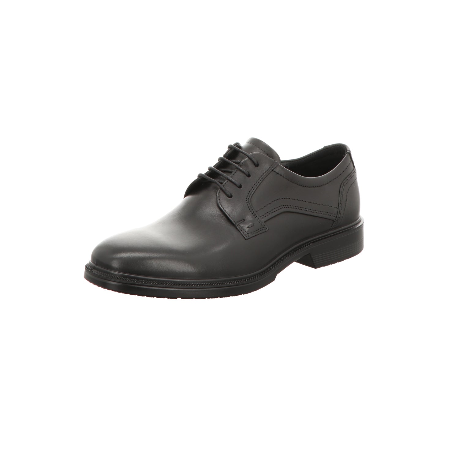 Ecco Herren Schnürschuh Lisbon in schwarz