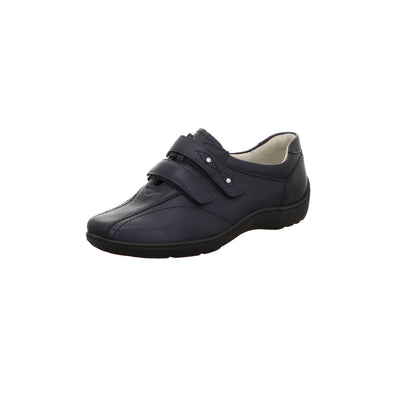 Waldläufer Damen Slipper bequem Henni in blau