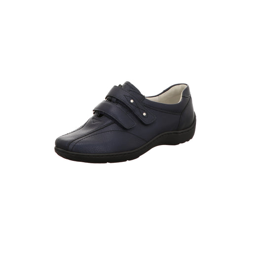 Waldläufer Damen Slipper bequem Henni in blau