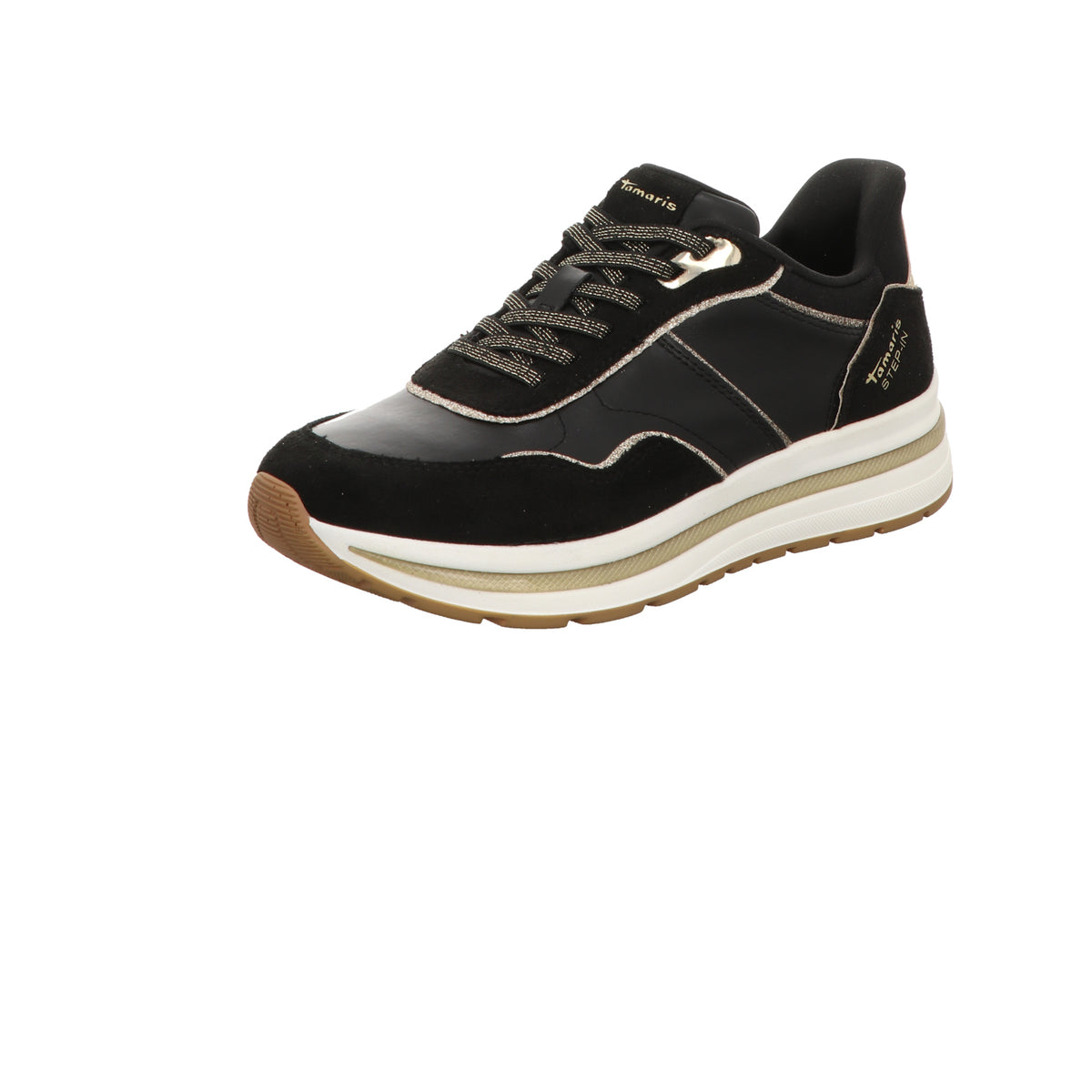 Tamaris Damen Schnürschuh M2376646 in schwarz