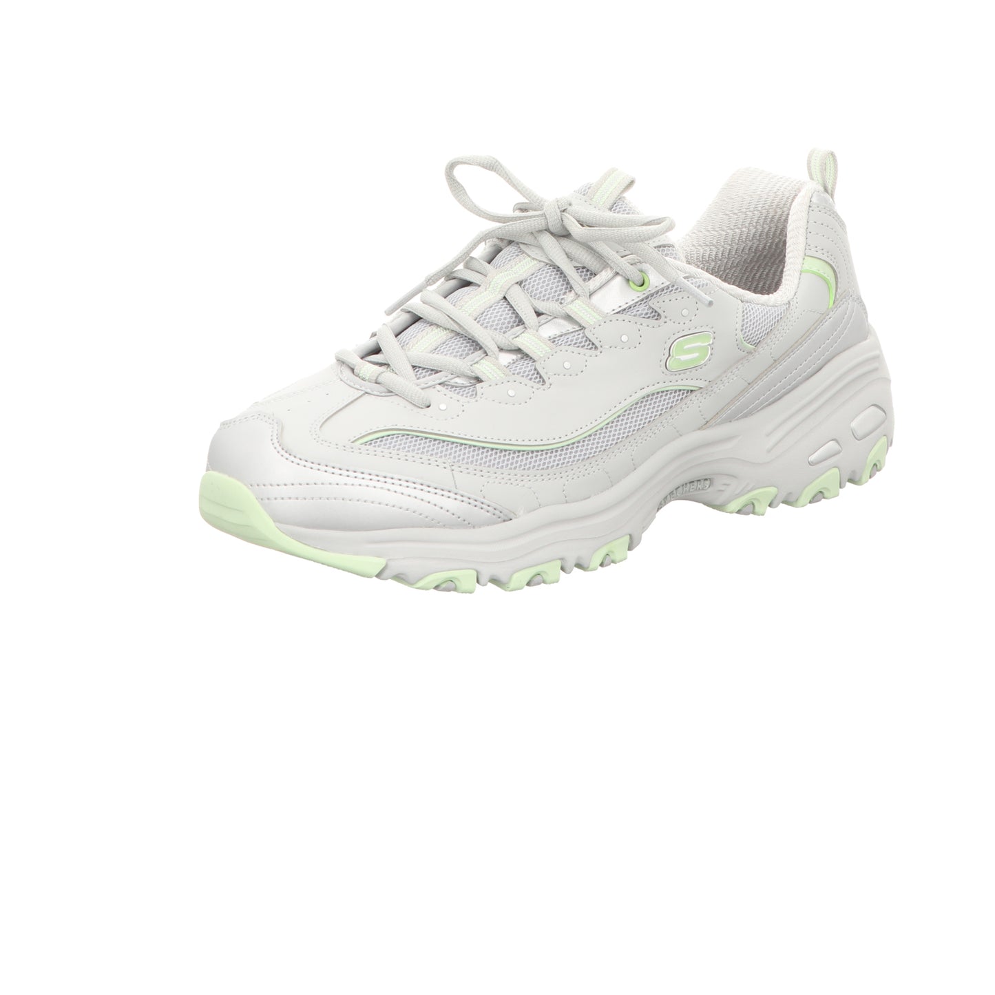 Skechers Damen Schnürschuh D'lites Chromatic in grau