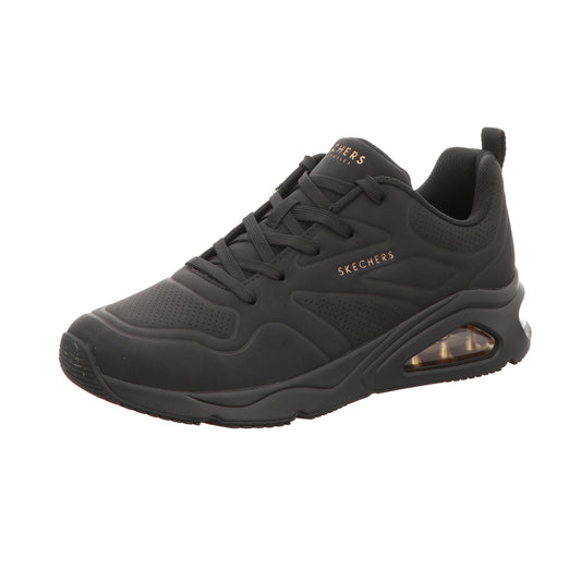 Skechers Damen Schnürschuh Uno-Tres-Air in schwarz