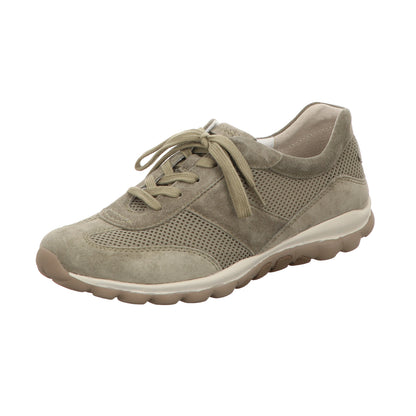 Gabor Damen Schnürschuh bequem Rolling Soft in gruen